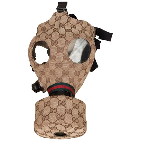 gucci gas mask gold|Gucci like face mask.